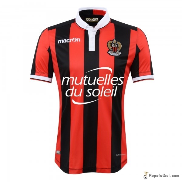 Camiseta OGC Nice Replica Primera Ropa 2016/17 Rojo